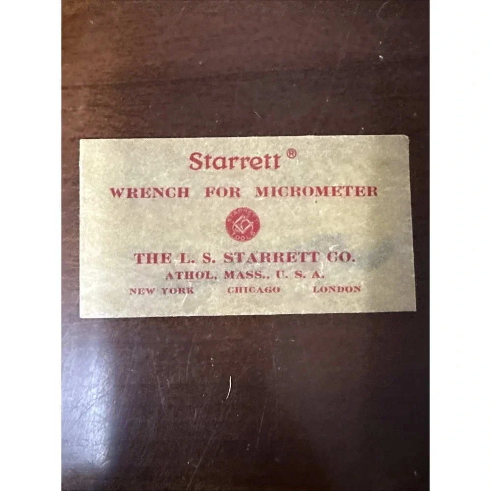 Starrett 230fl micrometer